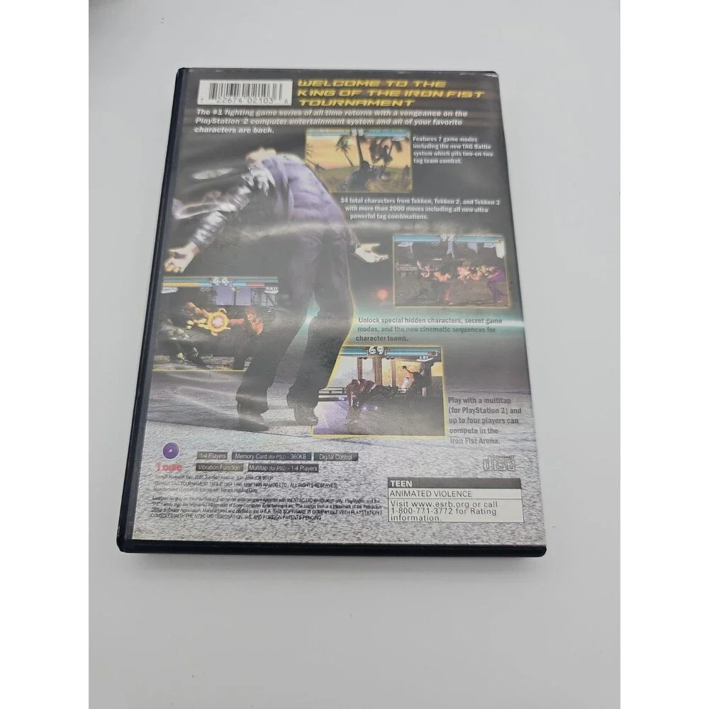 Tekken Tag Tournament / Playstation PS2 / CIB W Reg Card / Tested /